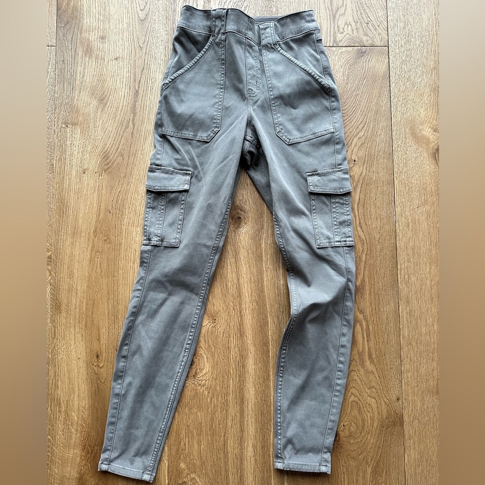 Spanx skinny Jean/jeggings -  olive green - size small